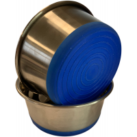 For Friends Миска металлическая утяжеленная с силиконовым дном для собак, несколько размеров