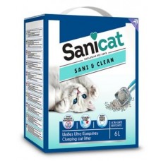Sanicat Sani & Clean комкующийся наполнитель для кошачьего туалета Sanicat Sani & Clean комкующийся наполнитель для кошачьего туалета