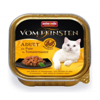 Vom Feinsten Adult GRAINFREE - консервы для кошек с индейкой в томатном соусе (100 г) (арт. ВЕТ83360)