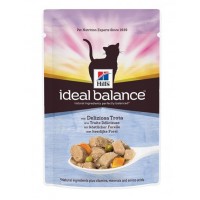 Hill's IB Feline Adult Trout&Vg - кусочки форели в соусе с овощами для кошек (арт.10026)