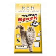 Super Benek Optimum Natural - наполнитель комкующийся бентонитовый для кошек без запаха Super Benek Optimum Natural - наполнитель комкующийся бентонитовый для кошек без запаха
