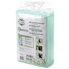 Nature Living Подстилки впитывающие для собак, одноразовые, на липучке, 10 шт Nature Living Подстилки впитывающие для собак, одноразовые, на липучке, 10 шт