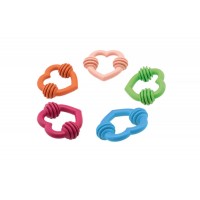 Redplastic Игрушка д/собак Сердце, цветная полимер (ТМ Дарэлл) (арт. 0216)