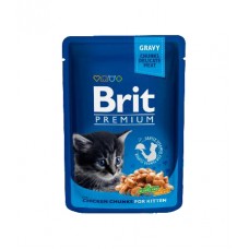 Brit Kitten пауч (пресервы) для котят (курица) Brit Kitten пауч (пресервы) для котят (курица)