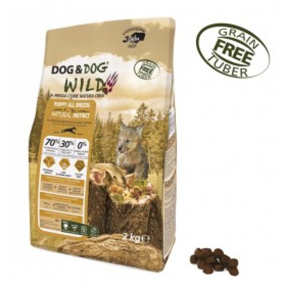 Dog & Dog Wild Puppy - Корм для щенков, свинина, утка и лосось Dog & Dog Wild Puppy - Корм для щенков, свинина, утка и лосось