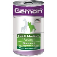 GEMON LAMB & RICE - Консервированный корм для собак с ягненком и рисом (1250 г)