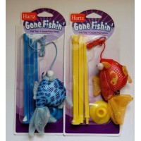 Hartz Игрушка для кошек Ушел на рыбалку с рыбкой, складная (арт. 88538)