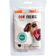 For Friends-лакомство для собак, полоски из мяса индейки, 50 гр (арт. TUZ653) For Friends-лакомство для собак, полоски из мяса индейки, 50 гр (арт. TUZ653)