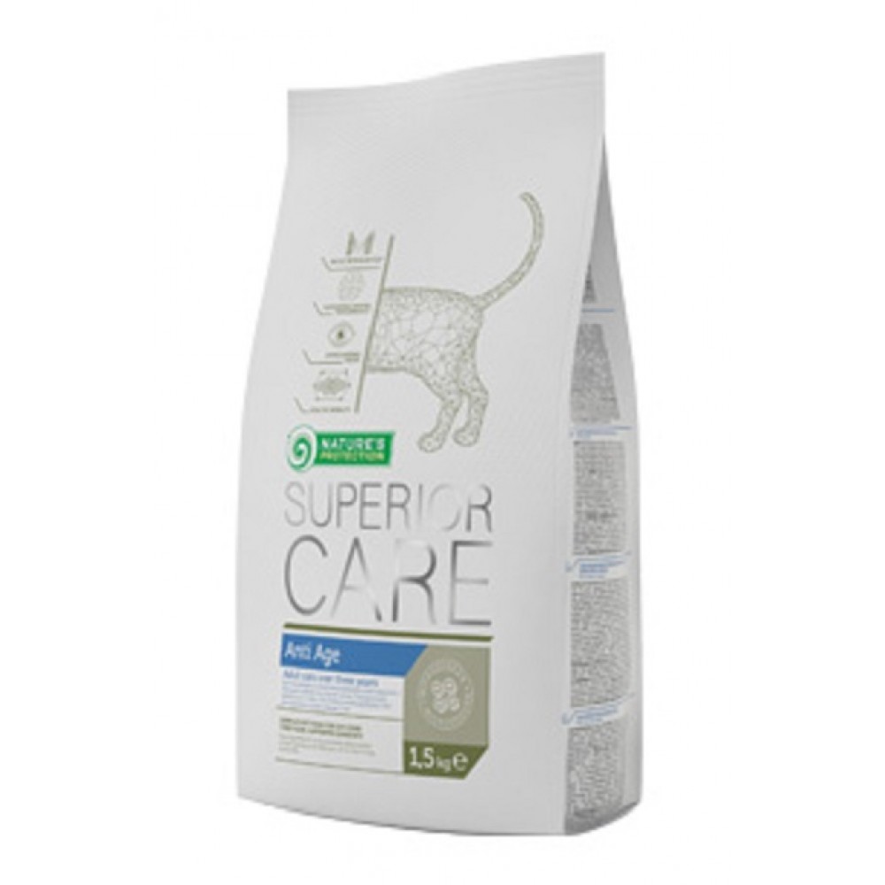 Natures Protection Superior Care Anti Age - антивозростной корм для кошек Natures Protection Superior Care Anti Age - антивозростной корм для кошек