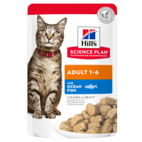 Hill's пауч - влажный корм для кошек с лососем (85 гр)