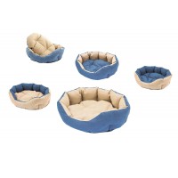 Redplastic Лежак джинсовый, овальн. пухлый INDIGO#1 для кошек