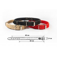 Redplastic Ошейник 14 мм 2 слоя обхват 34-42см «Замша» для собак Redplastic Ошейник 14 мм 2 слоя обхват 34-42см «Замша» для собак