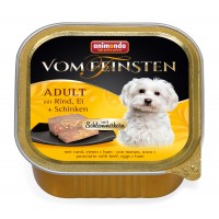 Vom Feinsten Dog-консервы для собак гурманов с говядиной, яйцами и ветчиной (150 г)