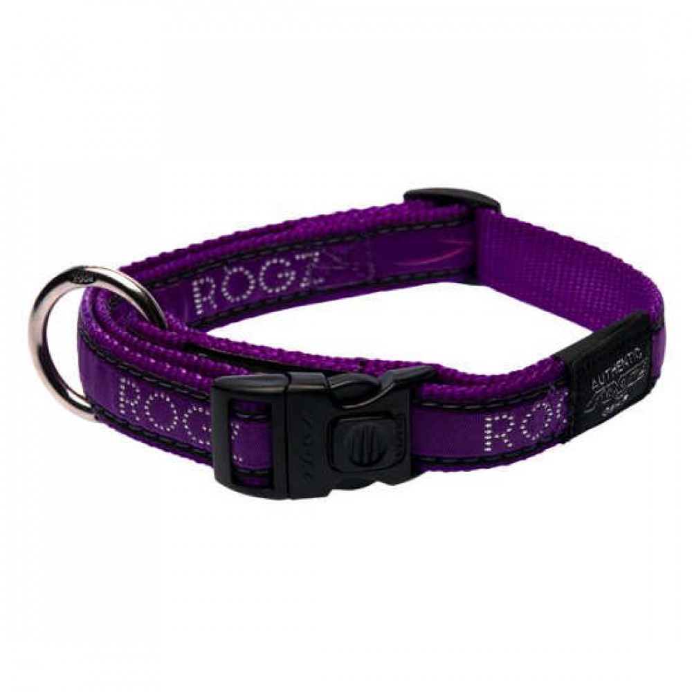 Rogz Ошейник для собак Special Agent Purple Chrome, 4 см.*50-80 см. (арт. RHB04BJ) Rogz Ошейник для собак Special Agent Purple Chrome, 4 см.*50-80 см. (арт. RHB04BJ)