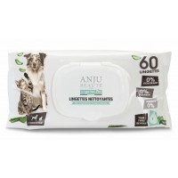 Anju Beaute Cleaning wipes очищающие салфетки для кошек и собак 60 шт.