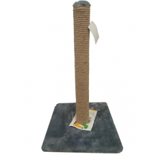 Когтеточка-столбик Four Pets серая джут 60 см. (арт. TUZ756)