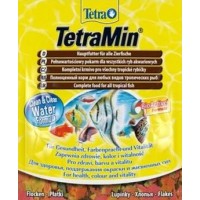 TetraMin - корм в виде хлопьев для тропических рыб, пакет 12 г