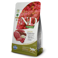 Farmina N&D QUINOA Urinary - беззерновой корм на киноа для профилактики мочекаменной болезни у взрослых кошек (утка, клюква и ромашка)