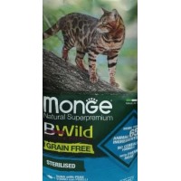 Monge BWild Cat Sterelized Tuna - сухой беззерновой корм для стерилизованных кошек с тунцом