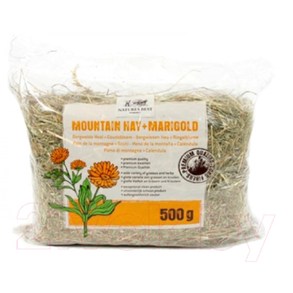 Natures Best Горное сено + Календула (Mountain Hay + Marigold), 500 г (арт. NB41) Natures Best Горное сено + Календула (Mountain Hay + Marigold), 500 г (арт. NB41)