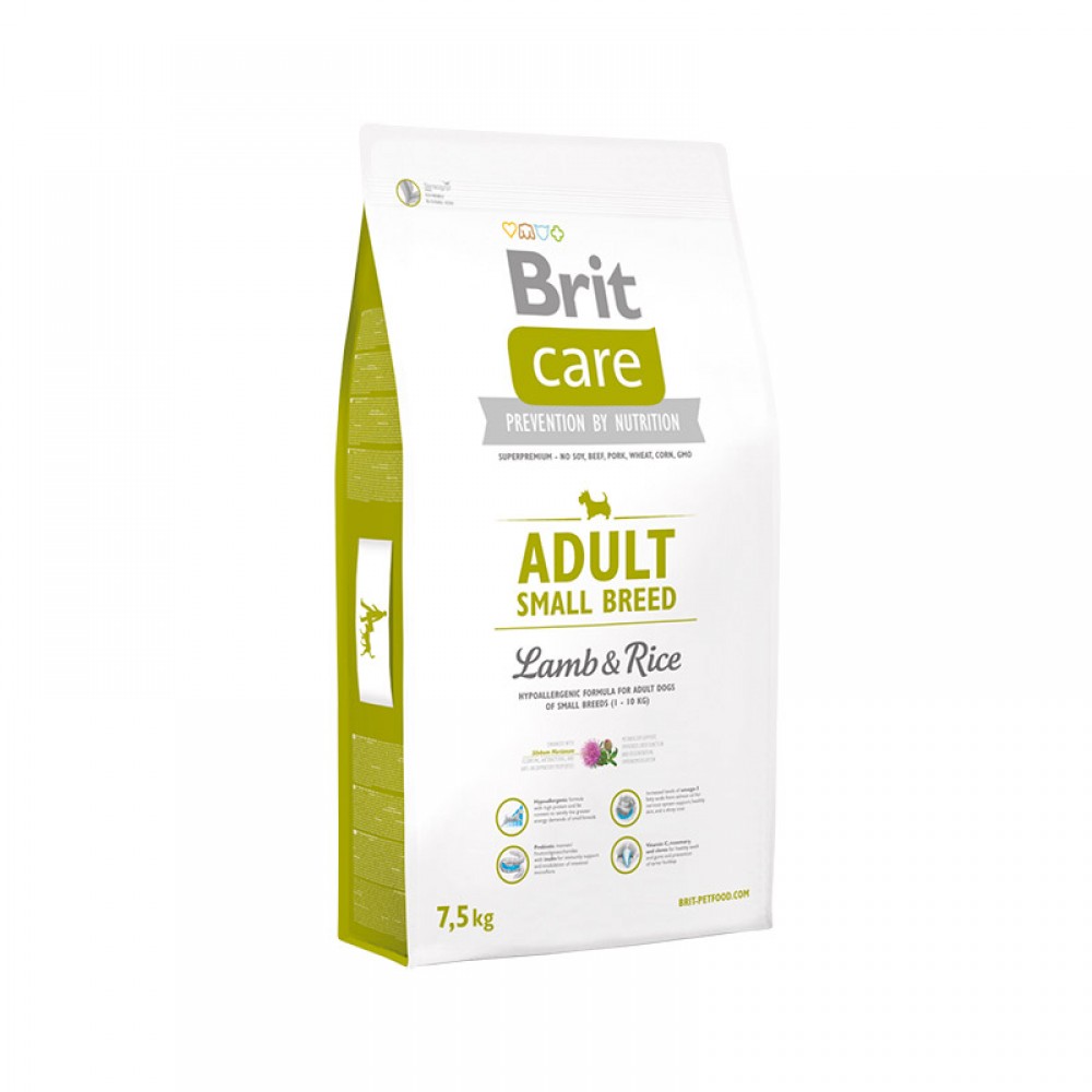 Brit Care Adult Small Breed Lamb & Rice - корм для взрослых собак мелких пород, ягненок с рисом Brit Care Adult Small Breed Lamb & Rice - корм для взрослых собак мелких пород, ягненок с рисом