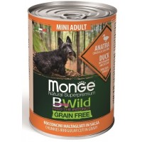 Monge BWild MINI Duck - Консервированный корм для собак мини пород с уткой (400 гр)