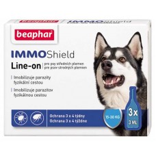 Beaphar IMMO Shield - капли от блох и клещей для собак средних пород 15-30 кг. (арт. DAI13583)
