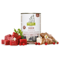 Isegrim Adult Forest Deer - консервы для собак со свежей олениной, топинамбуром, брусникой и лесными травами, 400 гр. (арт. TYZ 95707)