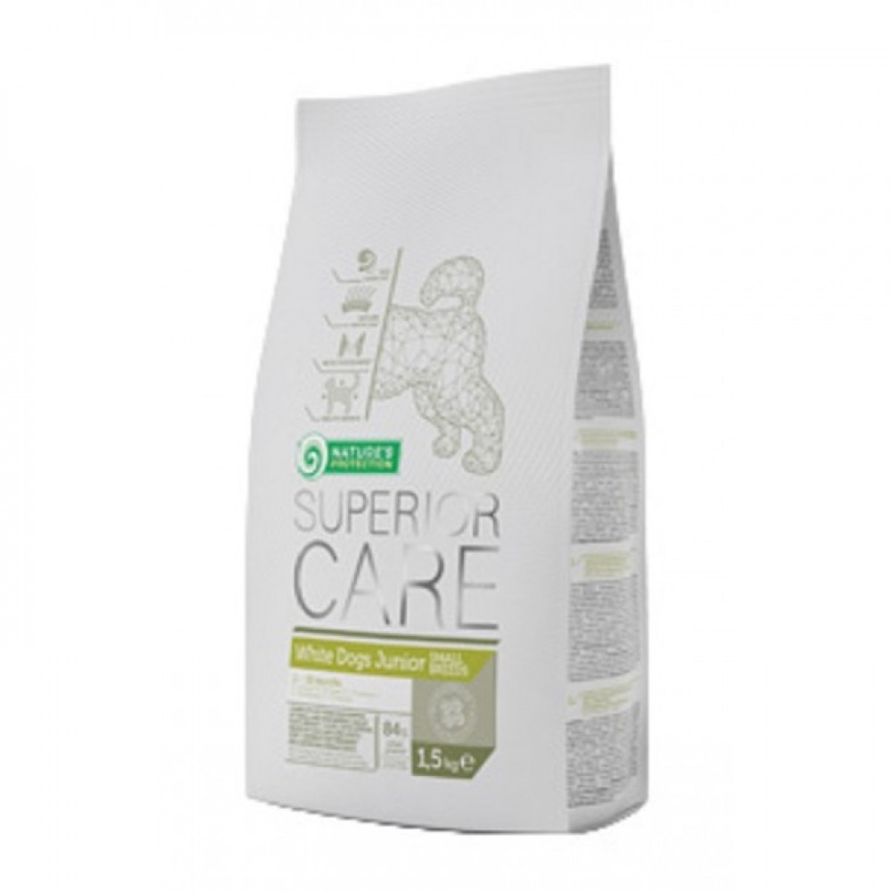 Natures Protection White Dogs Junior Small Breeds — корм для белых молодых собак мелких пород Natures Protection White Dogs Junior Small Breeds — корм для белых молодых собак мелких пород