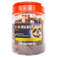 Лакомство для собак Вяленное филе кролика For Friends, 500 гр. (арт. TUZ561)