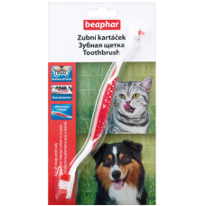 Beaphar TOOTHBRUSH BLISTERGARD - Двухсторонняя щетка для чистки зубов у кошек (арт. DAI13226) Beaphar TOOTHBRUSH BLISTERGARD - Двухсторонняя щетка для чистки зубов у кошек (арт. DAI13226)