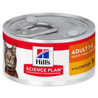 Hill's Science Plan Adult Chicken - влажный корм для кошек от 1 до 7 лет с курицей (82 гр.) арт. 603983
