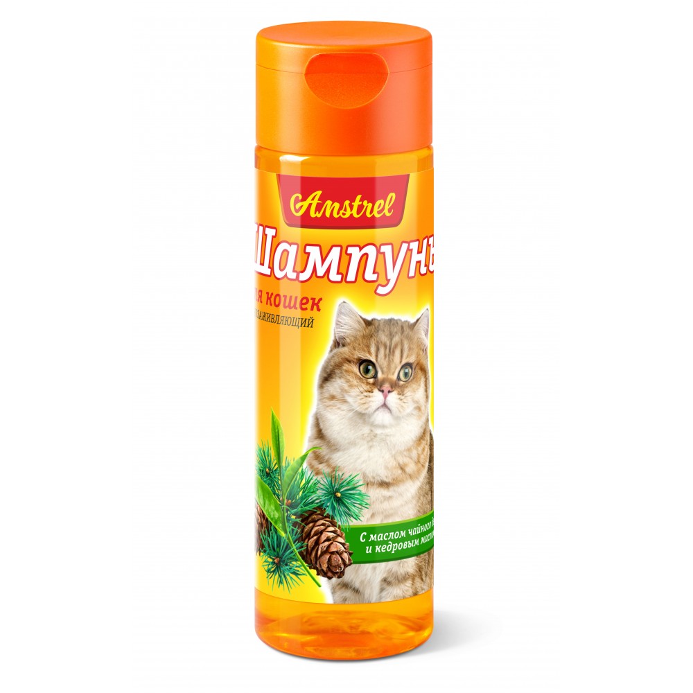Шампунь Amstrel для кошек ранозаживляющий с маслом чайного дерева и кедровым маслом, 120 мл. (арт. TYZ 254001476) Шампунь Amstrel для кошек ранозаживляющий с маслом чайного дерева и кедровым маслом, 120 мл. (арт. TYZ 254001476)