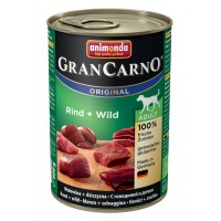 GranCarno Original Adult - консервы для собак с говядиной и дичью (400 г)