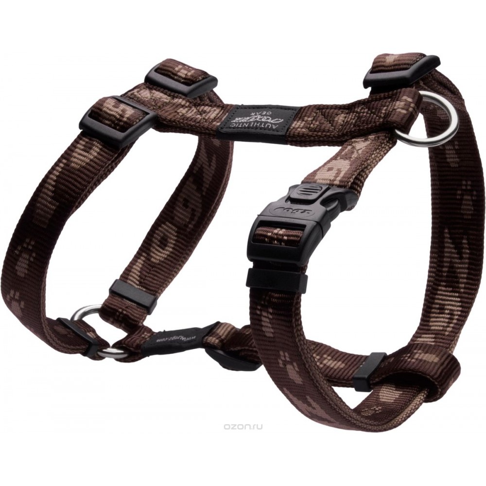 Rogz шлейка для собак нейлон Alpinist коричневая, несколько размеров Rogz шлейка для собак нейлон Alpinist коричневая, несколько размеров