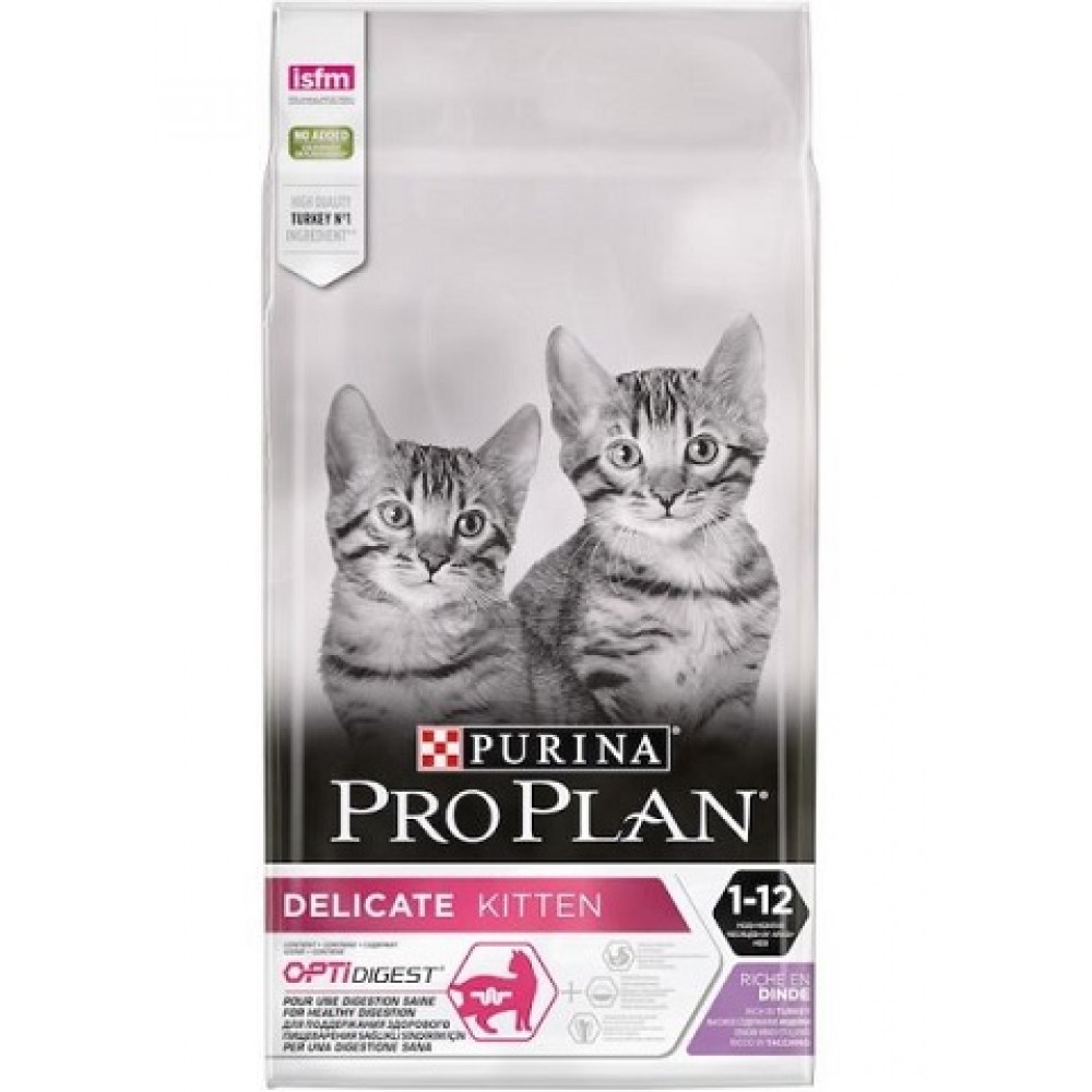 PRO PLAN Kitten Delicate - сухой корм для котят с индейкой PRO PLAN Kitten Delicate - сухой корм для котят с индейкой