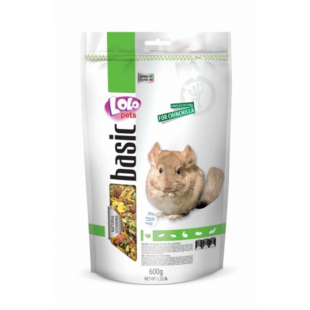 LOLO Pets Полнорационный корм для шиншилл Doypack (арт. LO 70164) LOLO Pets Полнорационный корм для шиншилл Doypack (арт. LO 70164)
