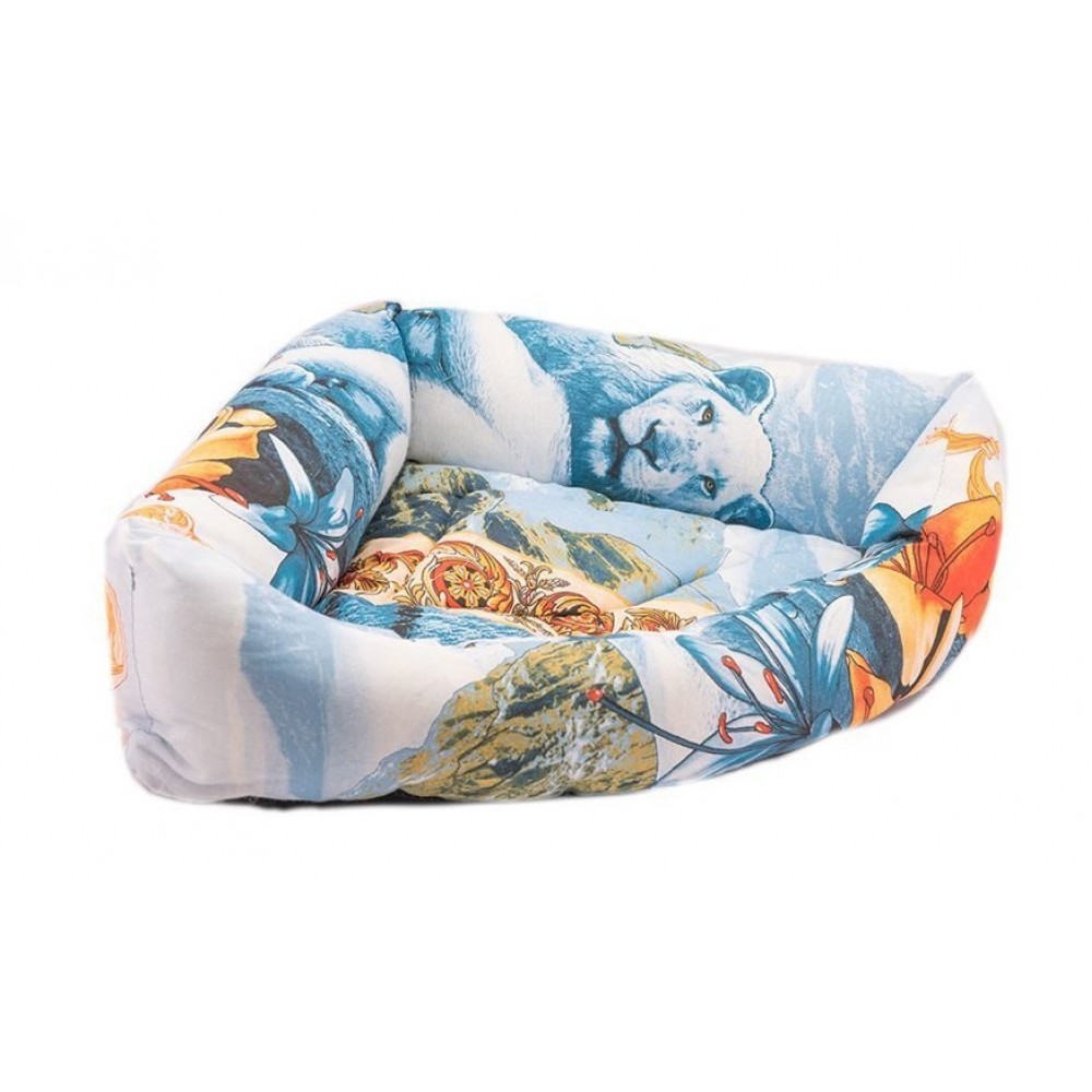 Redplastic Лежак угловой пухлый 55*55*15 см, с подушкой (арт. 9103) Redplastic Лежак угловой пухлый 55*55*15 см, с подушкой (арт. 9103)