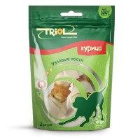 Узловые кости с курицей для собаки, 10 см (2 шт) (арт. ТР 10171018) Triol