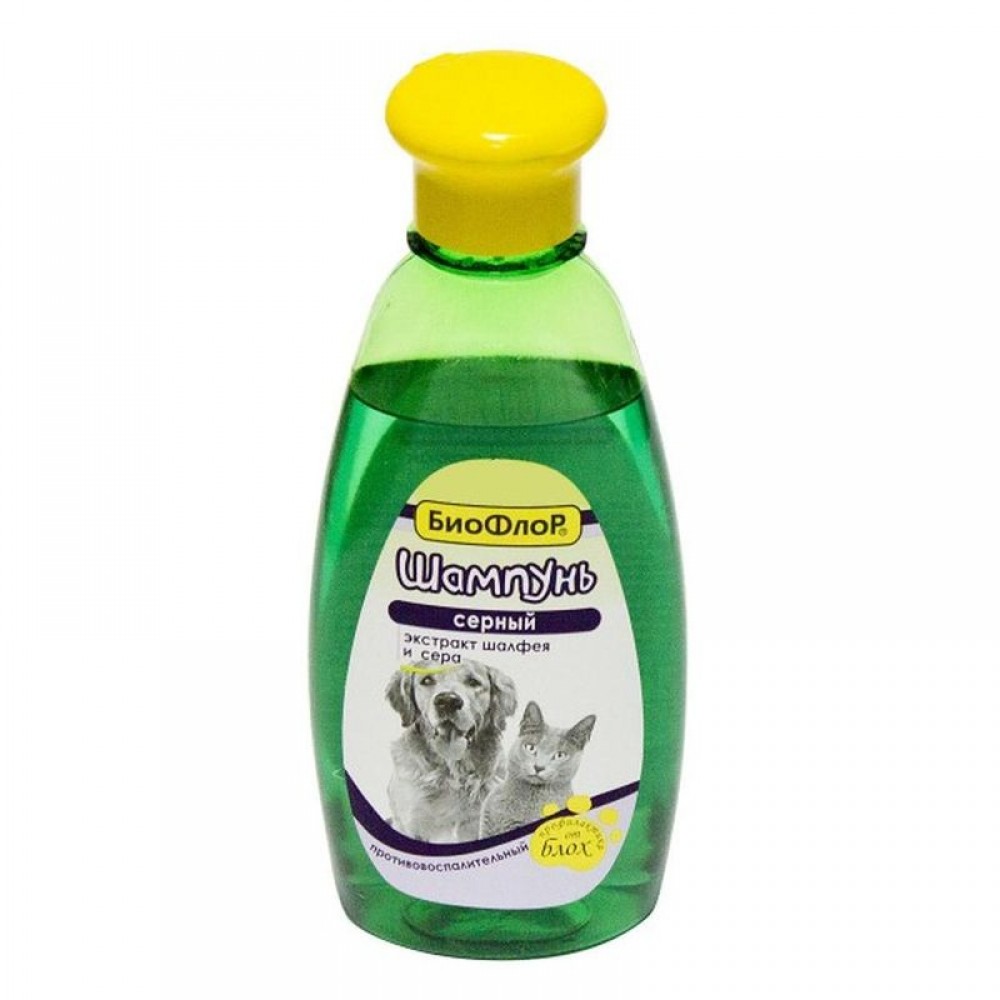БиоФлор, шампунь Серный для кошек, 250 мл (арт. TYZ XXX019) БиоФлор, шампунь Серный для кошек, 250 мл (арт. TYZ XXX019)