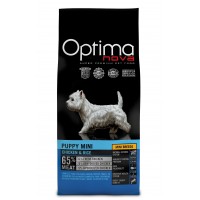 Optimanova PUPPY MINI CHIKEN & RICE - корм для щенков мини пород от 2 до 10 месяцев