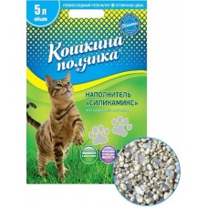 Кошкина полянка СИЛИКАМИКС впитывающий бентонитовый наполнитель Silicamix Кошкина полянка СИЛИКАМИКС впитывающий бентонитовый наполнитель Silicamix
