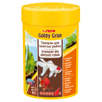 SERA goldy gran - гранулированный корм для крупных золотых рыбок и других холодноводных видов рыб (арт. TYZ 861, 874)