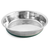 Миска-блюдце для кошек металлическая For Friendsс силиконовой резинкой 0,235 л. (арт. TYZ IN7003)