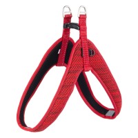 Rogz Шлейка регулируемая Snake Fast Fit Red Reflective M, 2*52 см. (арт. RSJQ52C)