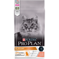 Pro Plan Cat Elegant - корм для кошек с проблемами кожи и шерсти с лососем Pro Plan Cat Elegant - корм для кошек с проблемами кожи и шерсти с лососем