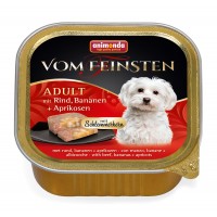 Vom Feinsten - консервы для собак гурманов с говядиной, бананом и абрикосами (150 г)
