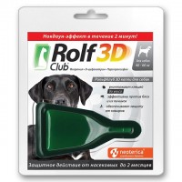 RolfClub 3D - капли от клещей и блох для собак 40-60 кг