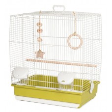 Voltrega клетка для птиц бело-зеленая, 25.5x39x45 см. (арт. TY001641BV)