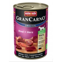 GranCarno Original Adult - консервы для собак с говядиной и сердцем (400 г)